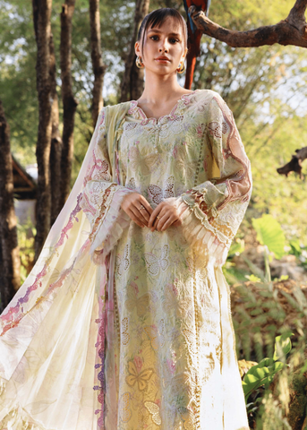 Mprint-1B-3 Piece Lawn Suit