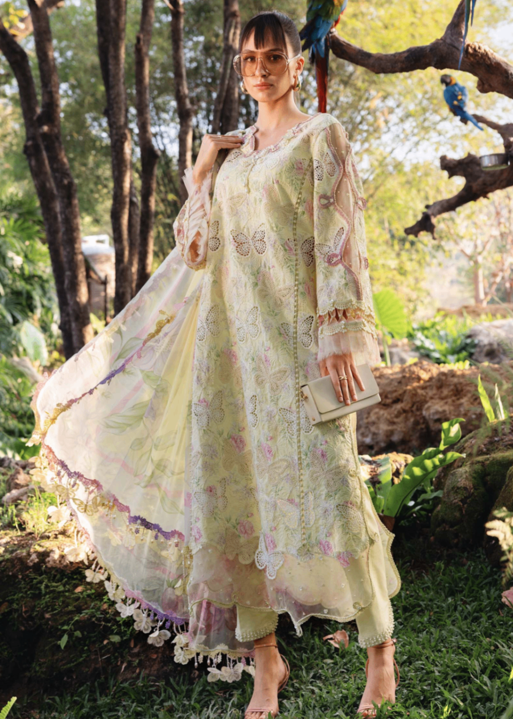 Mprint-1B-3 Piece Lawn Suit