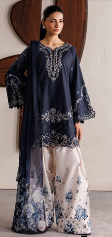 Jasmine Embroidered Lawn
