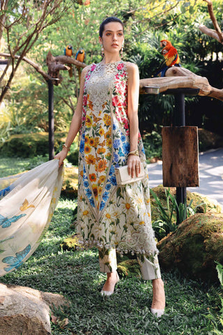 Mprint-10A-3 Piece Lawn Suit