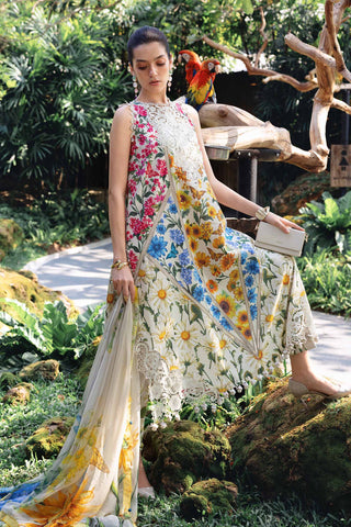 Mprint-10A-3 Piece Lawn Suit