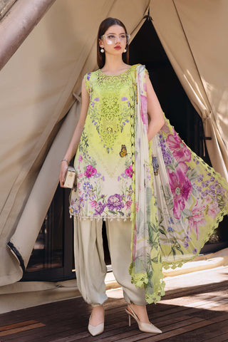 Mprint-9A-3 Piece Lawn Suit