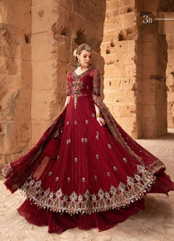 MariaB Luxury Lawn 2024 
Product Code= 3-B (A+Replica)
