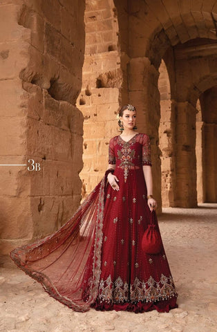 MariaB Luxury Lawn 2024 
Product Code= 3-B (A+Replica)